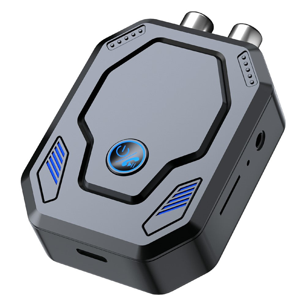 W25 Bluetooth-compatible 5.4 Audio Transceiver with AUX + RCA Dual Port & TF Card Slot Car Audio Adapter for Speakers