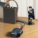 W25 Bluetooth-compatible 5.4 Audio Transceiver with AUX + RCA Dual Port & TF Card Slot Car Audio Adapter for Speakers