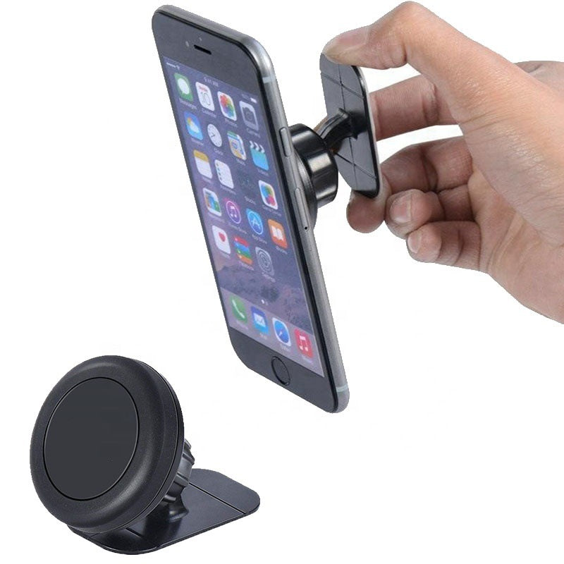 Car Magnetic Phone Mount 360 Degree Rotating Adhesive Base Vehicle GPS Navigation Phone Holder