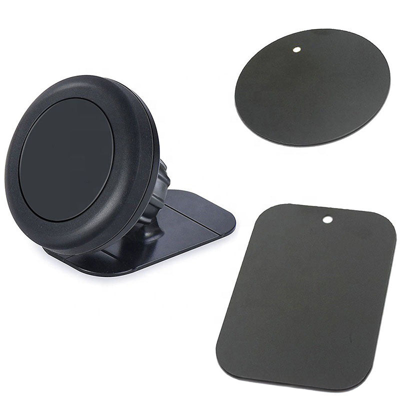 Car Magnetic Phone Mount 360 Degree Rotating Adhesive Base Vehicle GPS Navigation Phone Holder