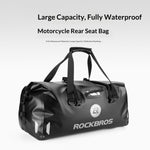 ROCKBROS 30140128 40L Motorcycle Rear Seat Bag Helmet Storage Waterproof Tail Bag