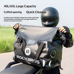 ROCKBROS 30140128 40L Motorcycle Rear Seat Bag Helmet Storage Waterproof Tail Bag