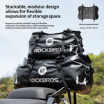 ROCKBROS 30140128 40L Motorcycle Rear Seat Bag Helmet Storage Waterproof Tail Bag