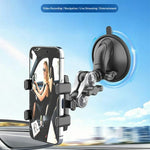 X271 Series Suction Cup Cell Phone Mount 360 Degree Rotation Aluminum Alloy Car Phone Holder for Dashboard Windshield