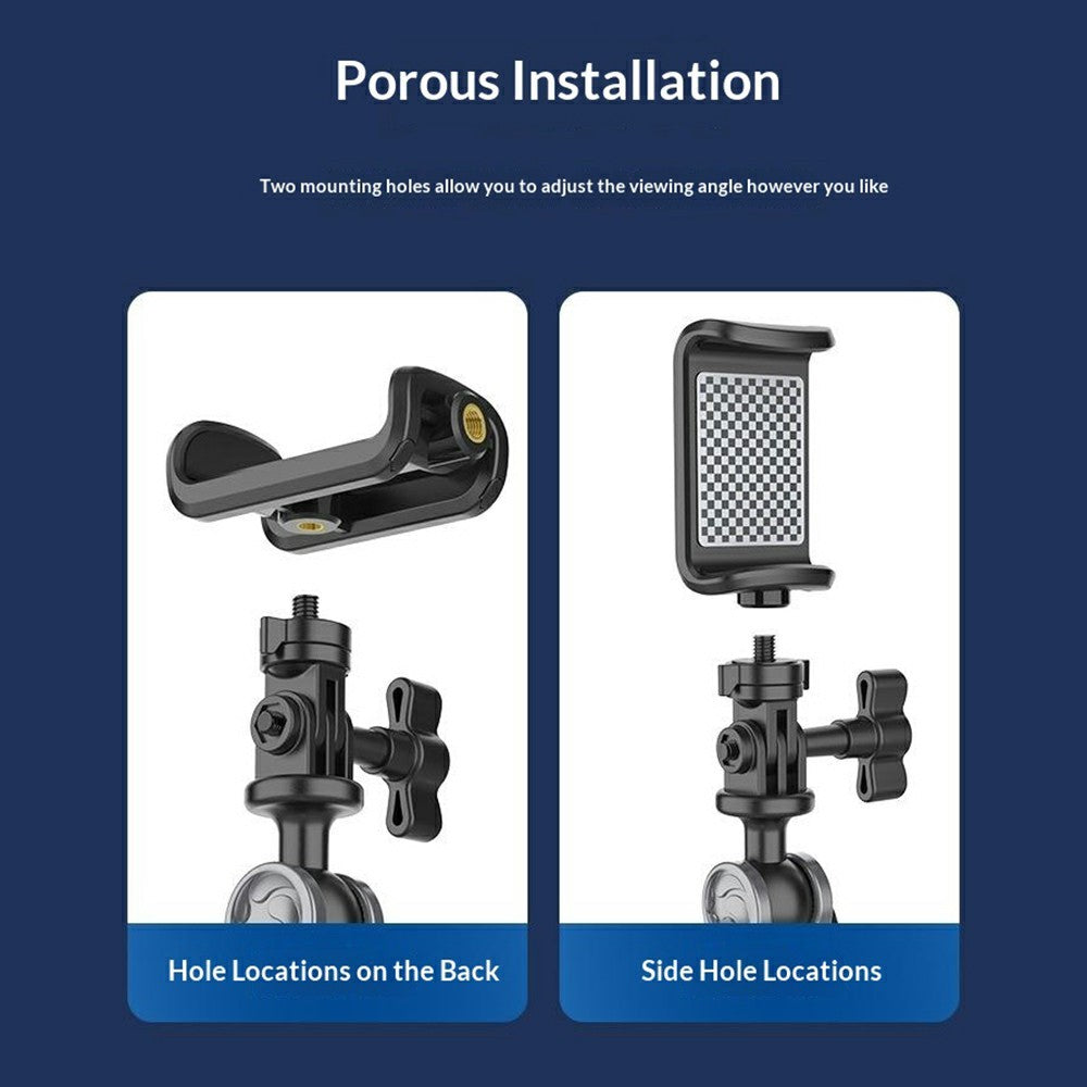X271 Series Suction Cup Cell Phone Mount 360 Degree Rotation Aluminum Alloy Car Phone Holder for Dashboard Windshield