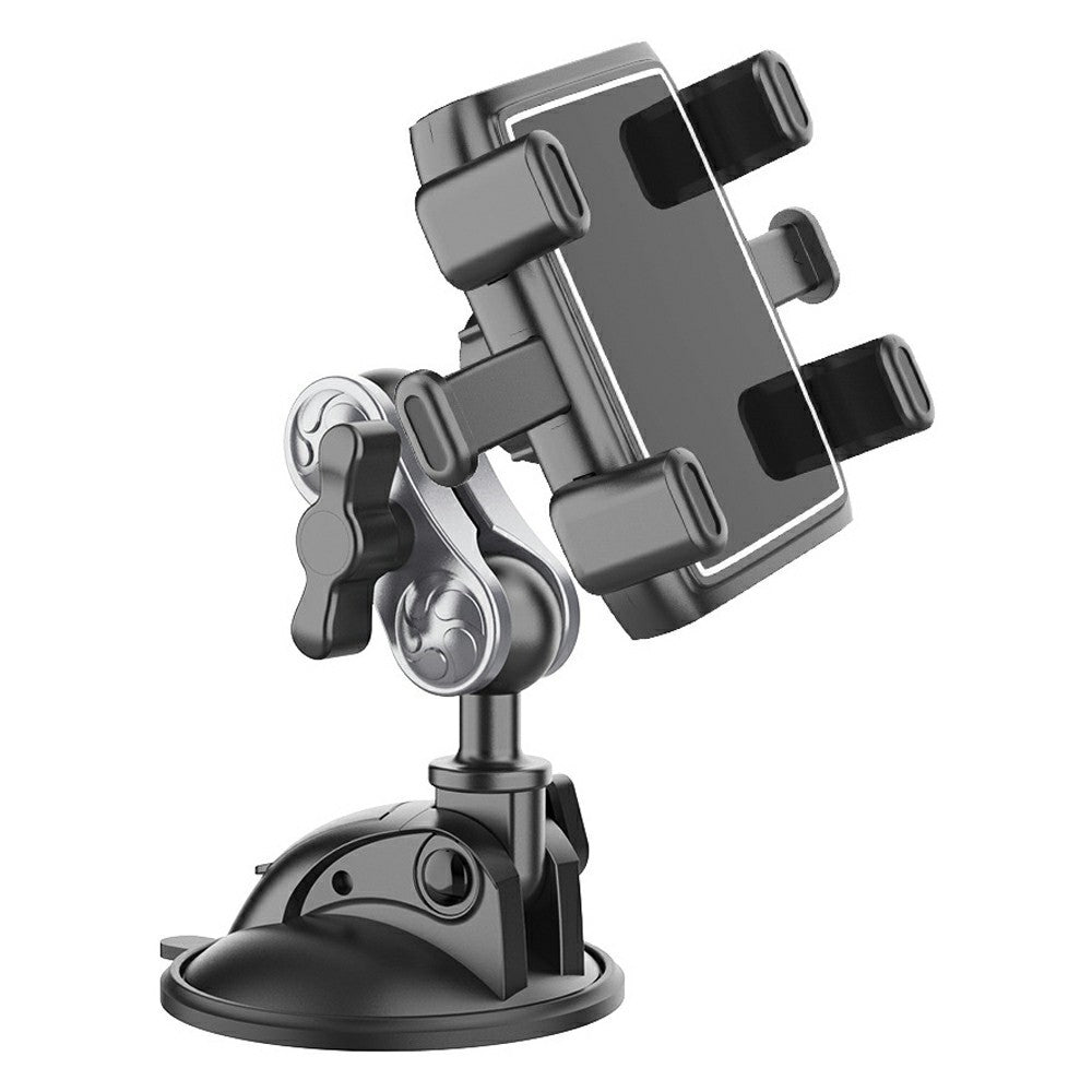 X271 Series Suction Cup Cell Phone Mount 360 Degree Rotation Aluminum Alloy Car Phone Holder for Dashboard Windshield