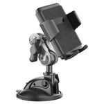 X271 Series Suction Cup Cell Phone Mount 360 Degree Rotation Aluminum Alloy Car Phone Holder for Dashboard Windshield
