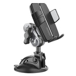 X271 Series Suction Cup Cell Phone Mount 360 Degree Rotation Aluminum Alloy Car Phone Holder for Dashboard Windshield