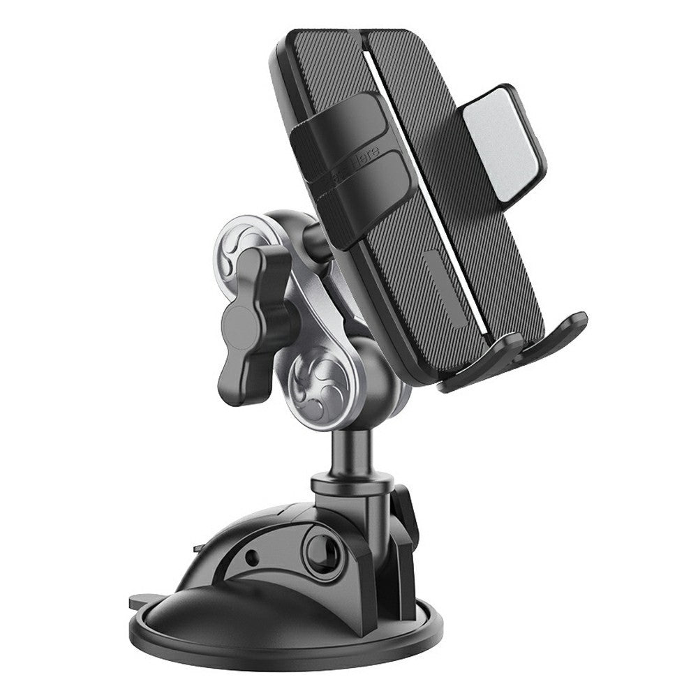 X271 Series Suction Cup Cell Phone Mount 360 Degree Rotation Aluminum Alloy Car Phone Holder for Dashboard Windshield
