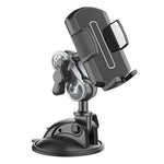 X271 Series Suction Cup Cell Phone Mount 360 Degree Rotation Aluminum Alloy Car Phone Holder for Dashboard Windshield
