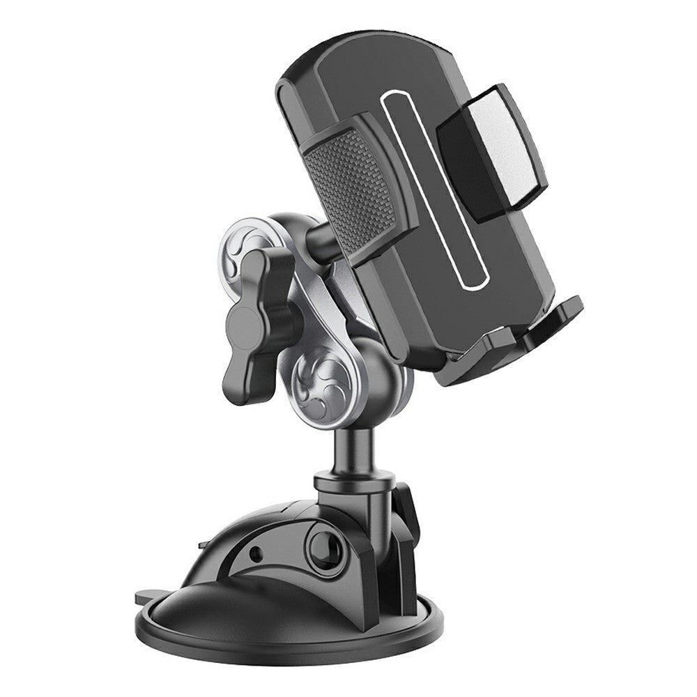 X271 Series Suction Cup Cell Phone Mount 360 Degree Rotation Aluminum Alloy Car Phone Holder for Dashboard Windshield