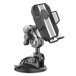 X271 Series Suction Cup Cell Phone Mount 360 Degree Rotation Aluminum Alloy Car Phone Holder for Dashboard Windshield