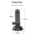 Car Phone Mount 360 Degree Rotation Vacuum Suction One Click Release Stand for Windshield Dashboard