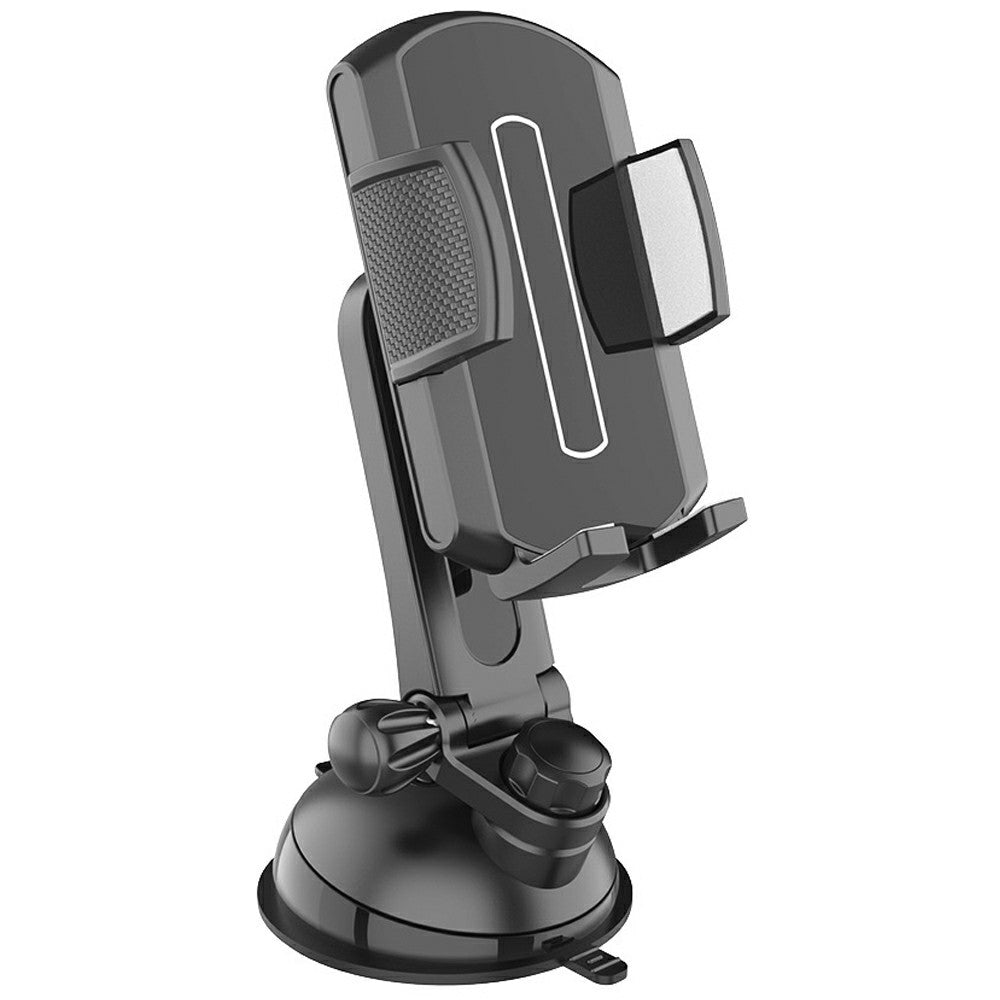 Car Phone Mount 360 Degree Rotation Vacuum Suction One Click Release Stand for Windshield Dashboard