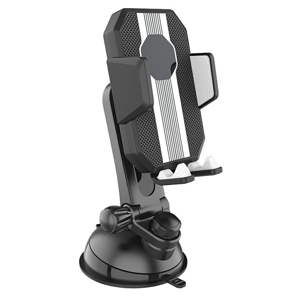 Car Phone Mount 360 Degree Rotation Vacuum Suction One Click Release Stand for Windshield Dashboard
