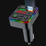PDF18 PD 25W+QC3.0 Car Charger Bluetooth-compatible MP3 Player Car Charger Adapter Support Hands-Free Calls U-Disk Lossless Sound Quality
