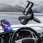 Universal Car Dashboard HUD Clip Phone Holder Rotatable Mobile Phone Stand Bracket with Air Vent Clip