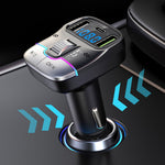 GZ01 Bluetooth-compatible 5.3 Hands-free Call U-disk MP3 Music Player Type-C + Dual USB Car Charger