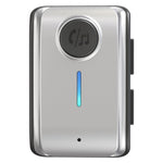 W2 Håndfri AUX Bil Bluetooth-kompatibel Modtager Bærbar BT 5.3 Bilstereo Adapter med Type-C Indgang, TF Kortslot