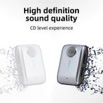 W2 Håndfri AUX Bil Bluetooth-kompatibel Modtager Bærbar BT 5.3 Bilstereo Adapter med Type-C Indgang, TF Kortslot