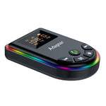 Q5 2-in-1 Bluetooth-compatible 5.3 Audio Adapter with Audio Receiver/Transmitter, Car MP3 Player with Colorful Ambient Light