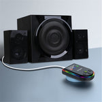 Q6 Portable Mini 2-in-1 Bluetooth-compatible 5.3 MP3 Player Car Audio Adapter Support Receiver / Transmitter