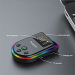 Q7 Bærbar Digital Skærm Bluetooth-kompatibel 5.3 MP3-afspiller 2-i-1 Modtager/Sender Bil Audio Adapter
