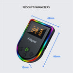 Q7 Bærbar Digital Skærm Bluetooth-kompatibel 5.3 MP3-afspiller 2-i-1 Modtager/Sender Bil Audio Adapter