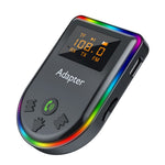 Q7 Bærbar Digital Skærm Bluetooth-kompatibel 5.3 MP3-afspiller 2-i-1 Modtager/Sender Bil Audio Adapter