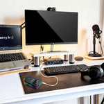 Q7 Bærbar Digital Skærm Bluetooth-kompatibel 5.3 MP3-afspiller 2-i-1 Modtager/Sender Bil Audio Adapter