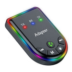 Q4 2-in-1 TX / RX Adapter Bluetooth-compatible 5.3 Car MP3 Player with Light