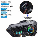 Y10 Motorcycle Helmet Speakers Music Sharing Double Noise Cancellation Helmet Headphone
