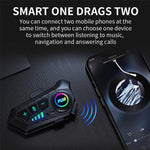 Y10 Motorcycle Helmet Speakers Music Sharing Double Noise Cancellation Helmet Headphone
