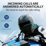 Y60 Motorcycle Bluetooth-compatible Headset Waterproof Helmet Speakers Noise Cancellation / FM Radio