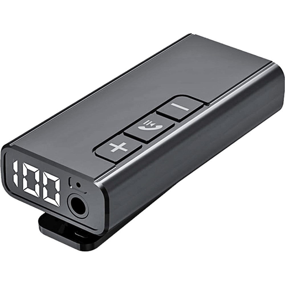 GR13 Car Bluetooth-compatible Adapter Power Digital Display Audio Music Wireless Receiver Hands-free Call Adapter