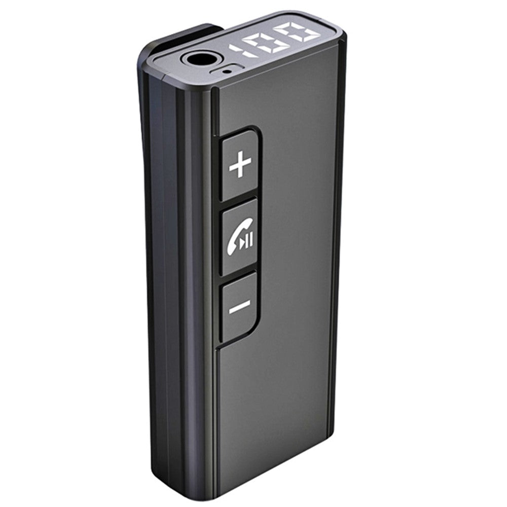 GR13 Car Bluetooth-compatible Adapter Power Digital Display Audio Music Wireless Receiver Hands-free Call Adapter