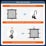 RHINOWALK Motorcycle Helmet Fixing Net Anti-loss Motorbike Tail Helmet Holder Net