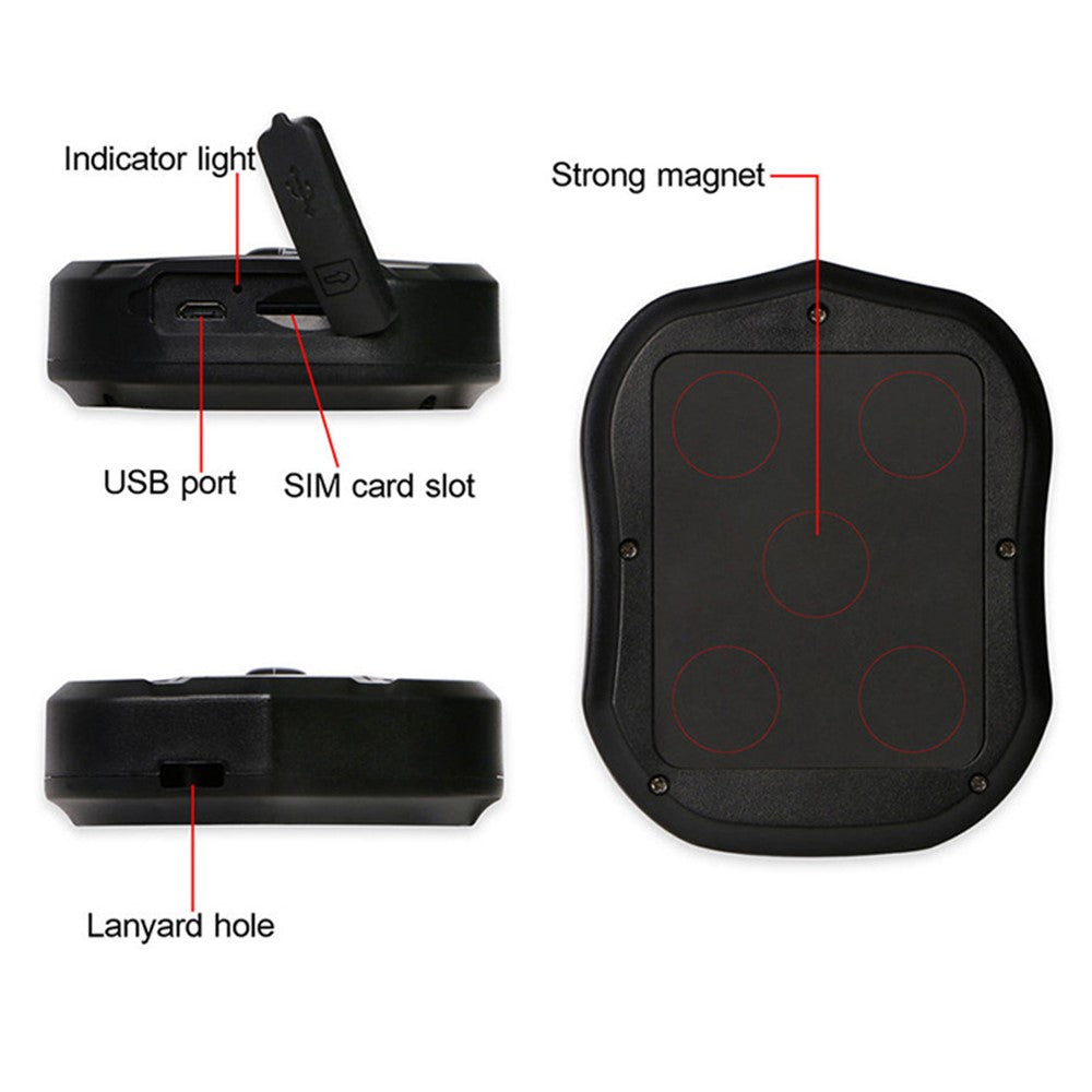 TKSTAR TK905B Car GPS Tracker 150 Days Standby Magnetic Mount Tracking Locator (4G Version)