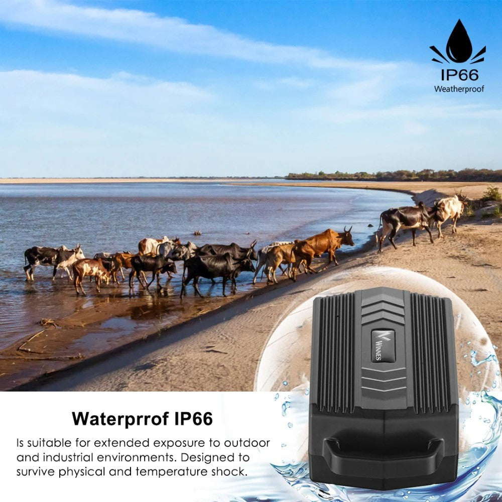 WINNES TK935 Waterproof Tracker Real Time Tracking Locator with Collar (Non-Magnetic)
