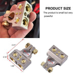 2Pcs Positive and Negative Car Battery Terminal Connectors for Automotive / Marine Battery Clamps