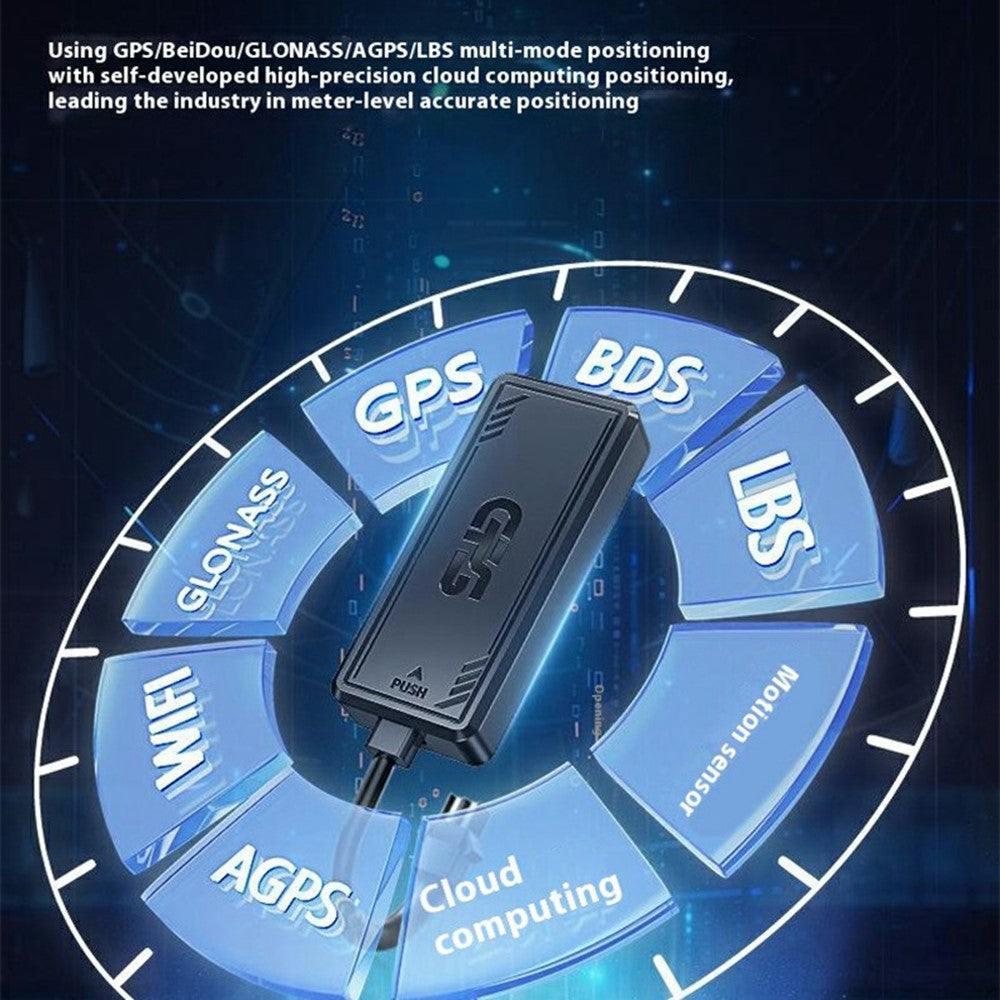 PG07 4G Tracker for Vehicle Motorcycle Car Locator No Charging Required, 2-Wire / without Relay