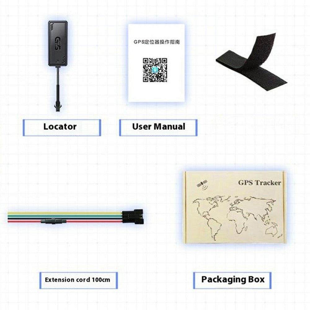 PG07 4G Tracker for Vehicle Motorcycle Car Locator No Charging Required, 2-Wire / without Relay