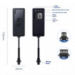 PG07 4G Tracker for Vehicle Motorcycle Car Locator No Charging Required, 4-Wire  /  without Relay