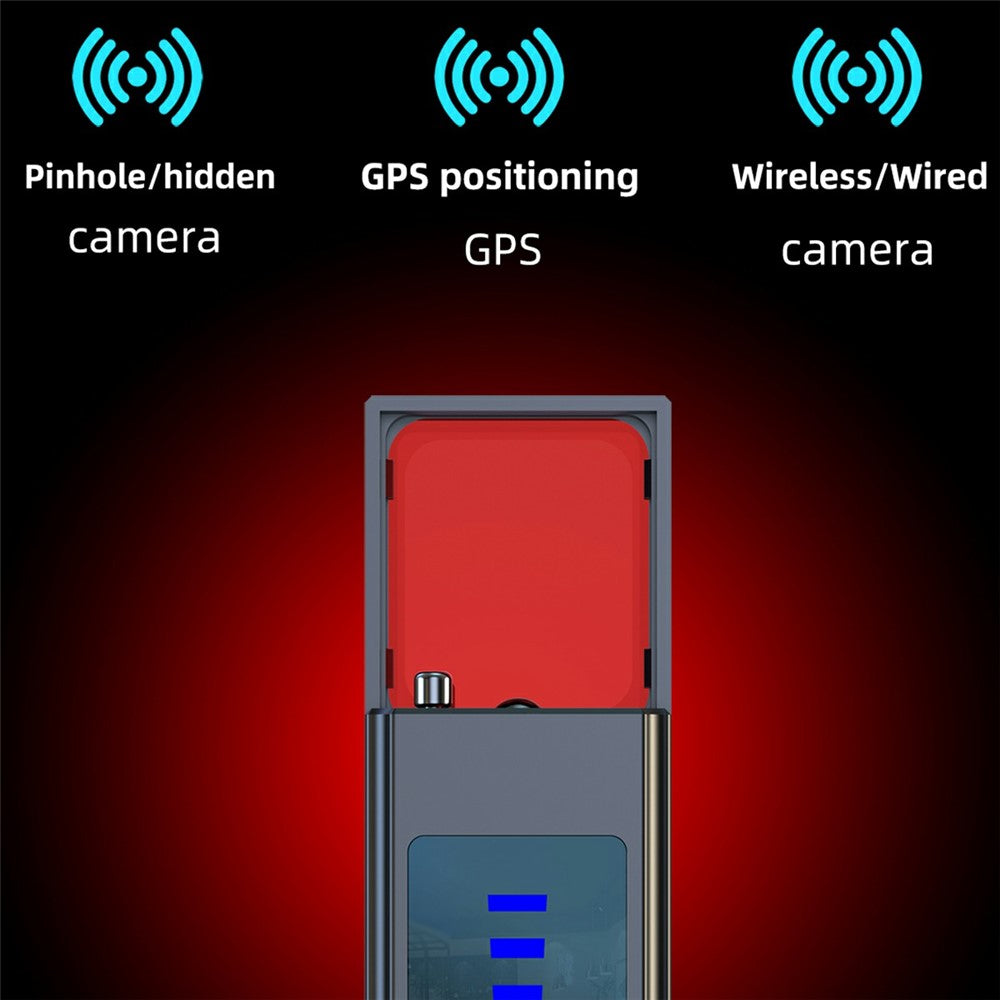 X16 Handheld Detector for Hotel Camera Real Time Scanning Anti Theft Alarm Detector