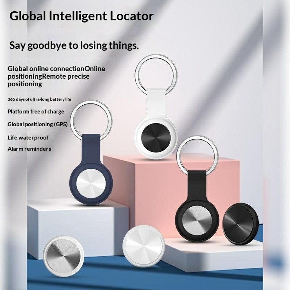 F5 Circular Design Mini Pet GPS Tracker Anti-Lost Device Global Positioning Locator for iOS / Android