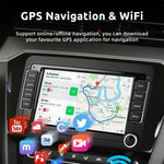 7 Inch Android 15 Car Stereo 4G+64G CarPlay Player Android GPS Navigation 12-LED Backup Camera Auto Player for Volkswagen Golf MK5  /  Polo Passat Jetta