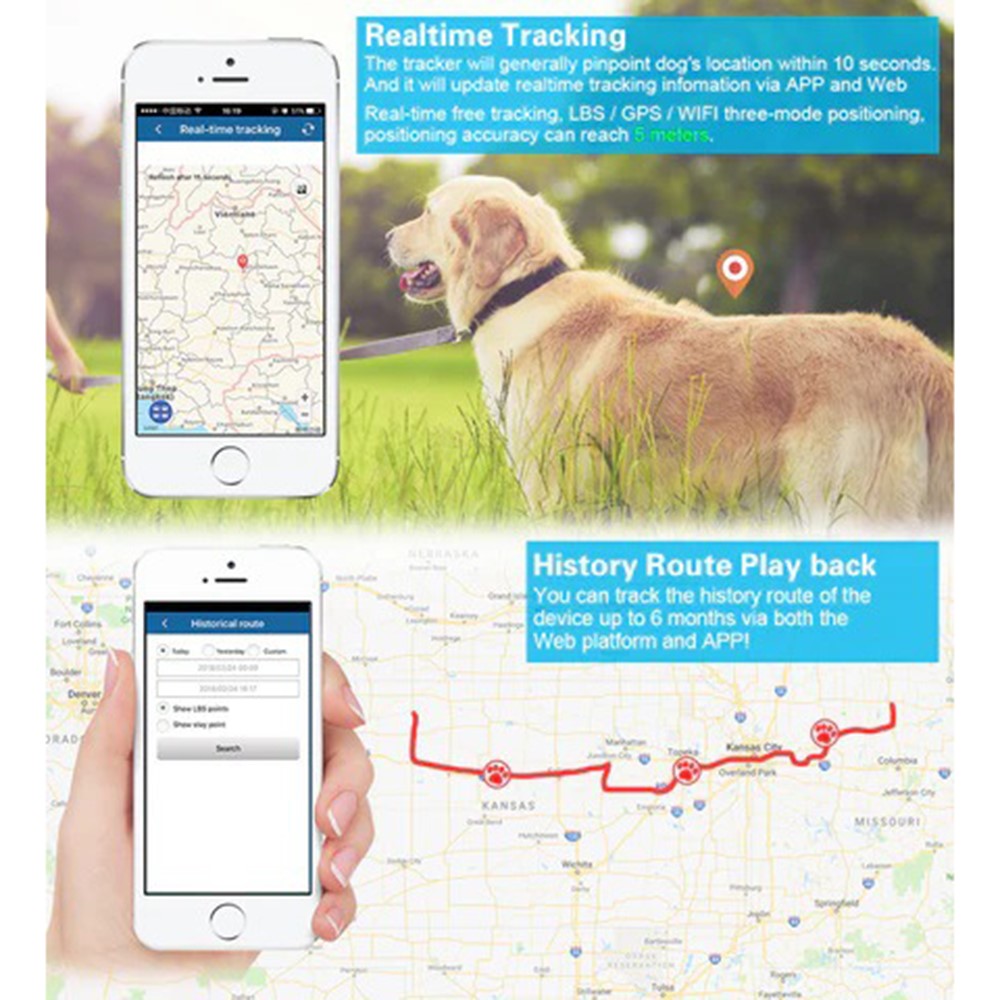 TKSTAR TK935 Anti-lost GPS Animal Tracker 2G Livestock Position Locator for Farm Cow Sheep Horse