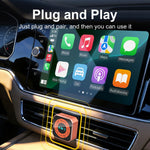 K6 Plus 4 in 1 Wireless CarPlay Adapter USB-A Plug and Play Car Receiver for Wired to Wireless Conversion