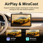 K6 Plus 4 in 1 Wireless CarPlay Adapter USB-A Plug and Play Car Receiver for Wired to Wireless Conversion