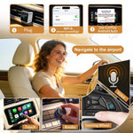 K6 Plus 4 in 1 Wireless CarPlay Adapter USB-A Plug and Play Car Receiver for Wired to Wireless Conversion